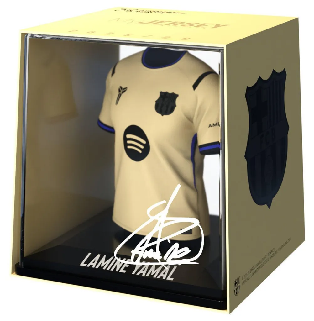 Mini figurine de football Lamine Yamal FC Barcelone de collection