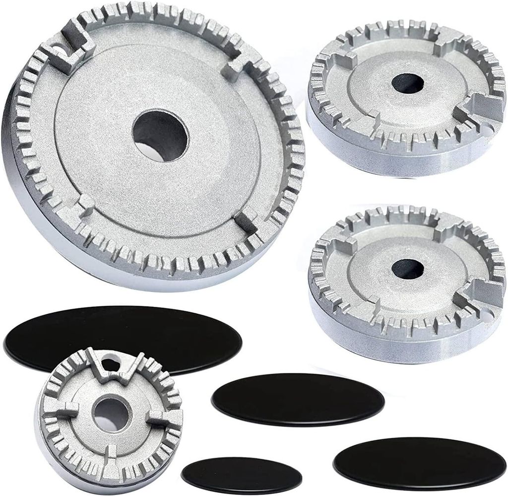 1 Set Ofen-Gasherd-Brenner-Kronen-Flammenkappe, Produktbild 