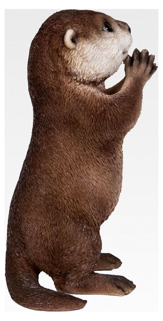 Otter Statue, Grau, Tier, Garten, Innen- und Außendekoration, Witterungsbeständig