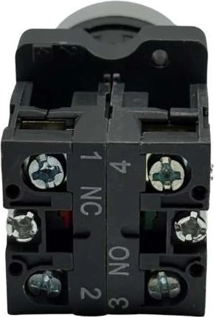 Commande de montée-descente pour treuil - Bouton vert 1 x NO et 1 x NC