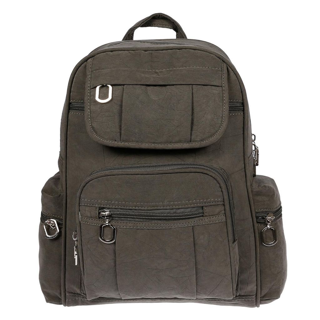 Christian Wippermann sportlicher leichter Damenrucksack Grau