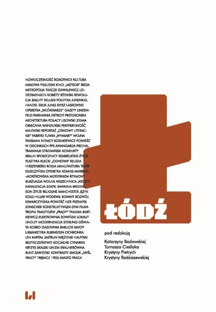 Livre de Référence Łódź Miasto modernistyczne pour Études d'Urbanisme