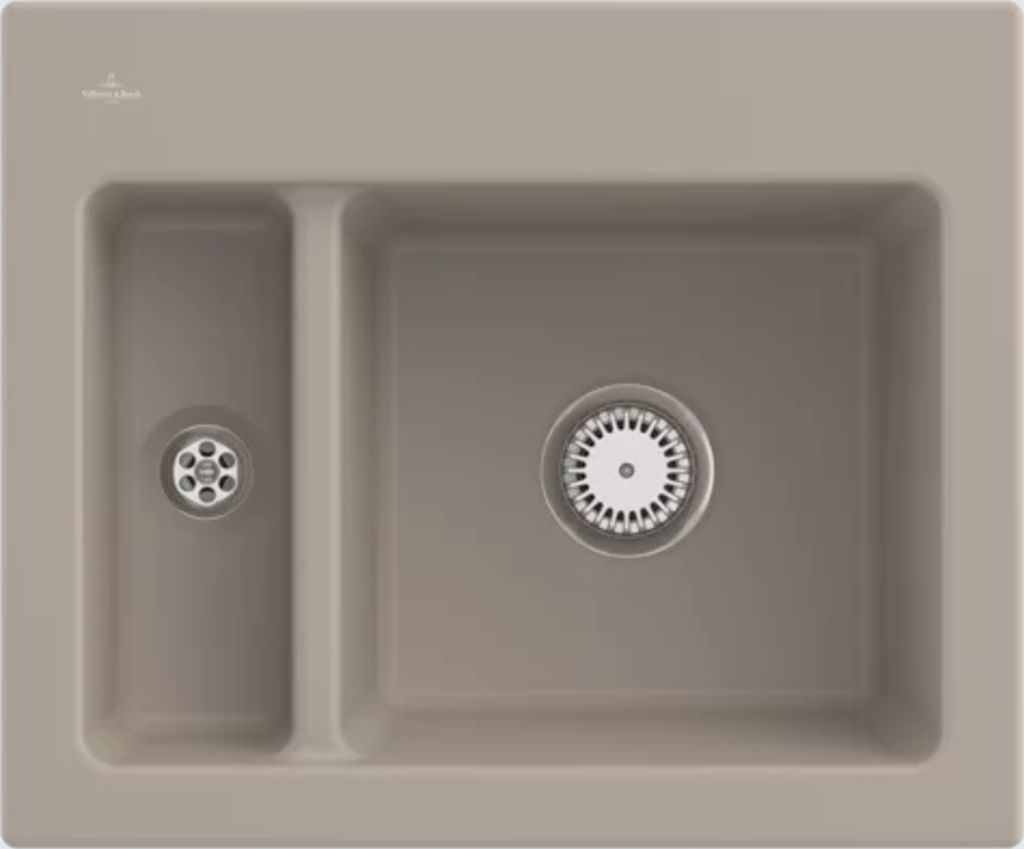 Villeroy & Boch Keramikspüle 678001AM, Subway 60 XM Einbauspüle - inkl.