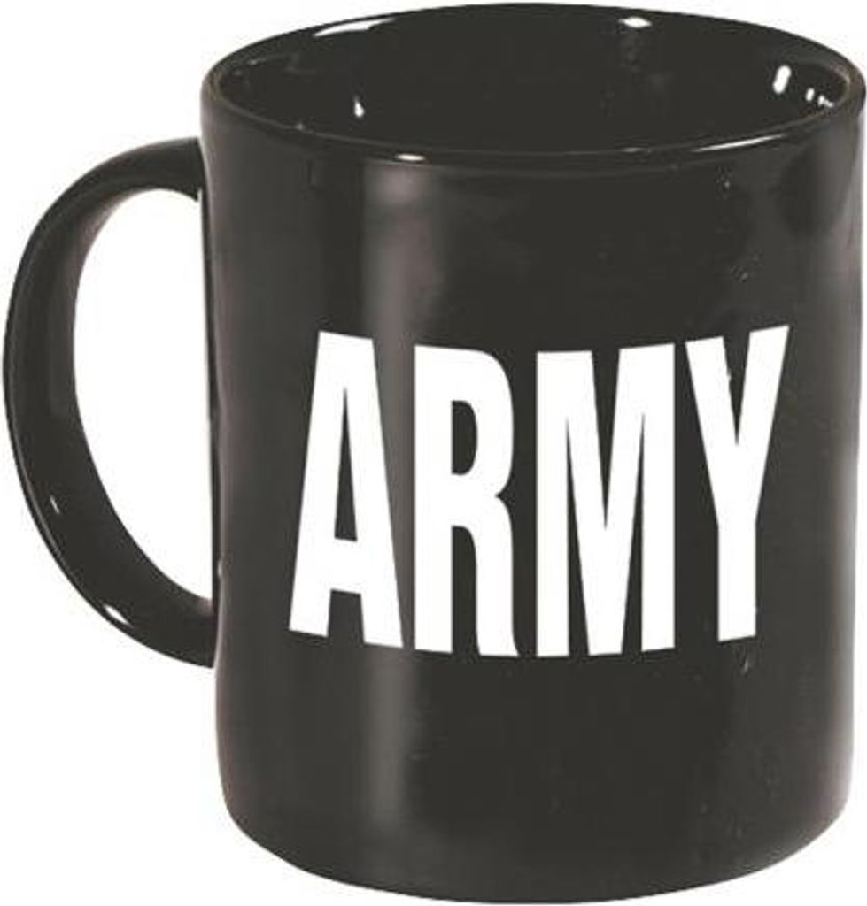 Tasse mit Print Army braun 57622 Produktbild 