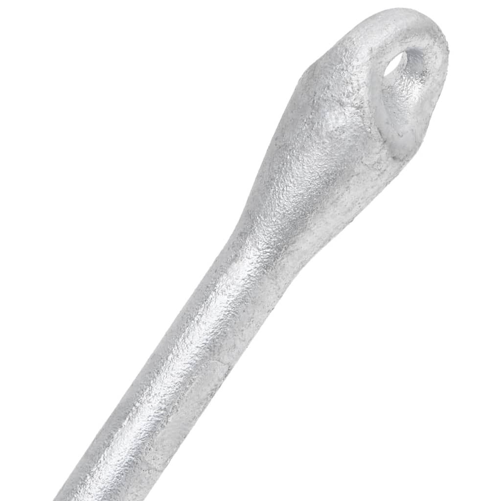 vidaXL Skládací kotva Silver 2,5 kg z kujné litiny Obrázek produktu 5