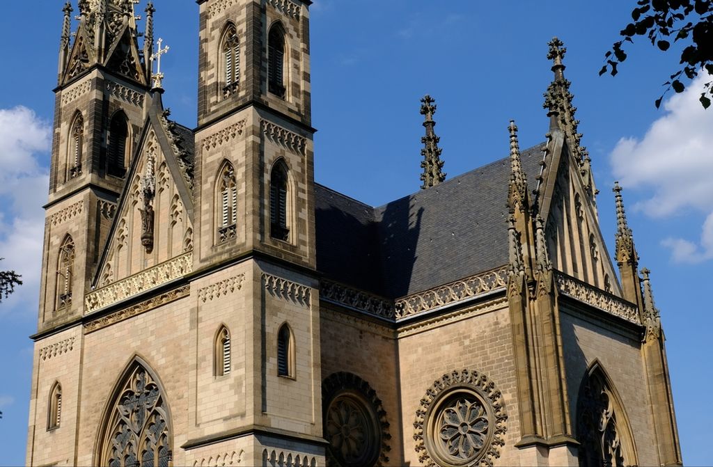 hansepuzzle 66679 - Appolinaris Kirche Puzzle, 500 Teile, Religion, 46,0 x 30,0cm mit hochwertiger Aufbewahrung, Kartonbox & Beutel