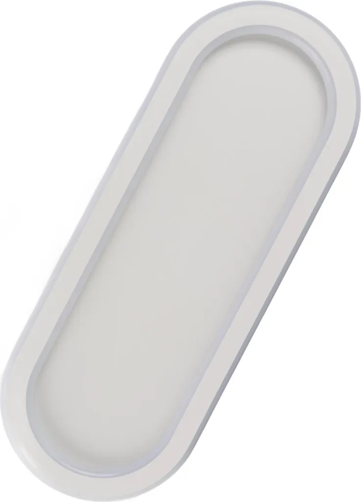 Plafonnier LED dimmable avec télécommande, design moderne et épuré Noir - 6