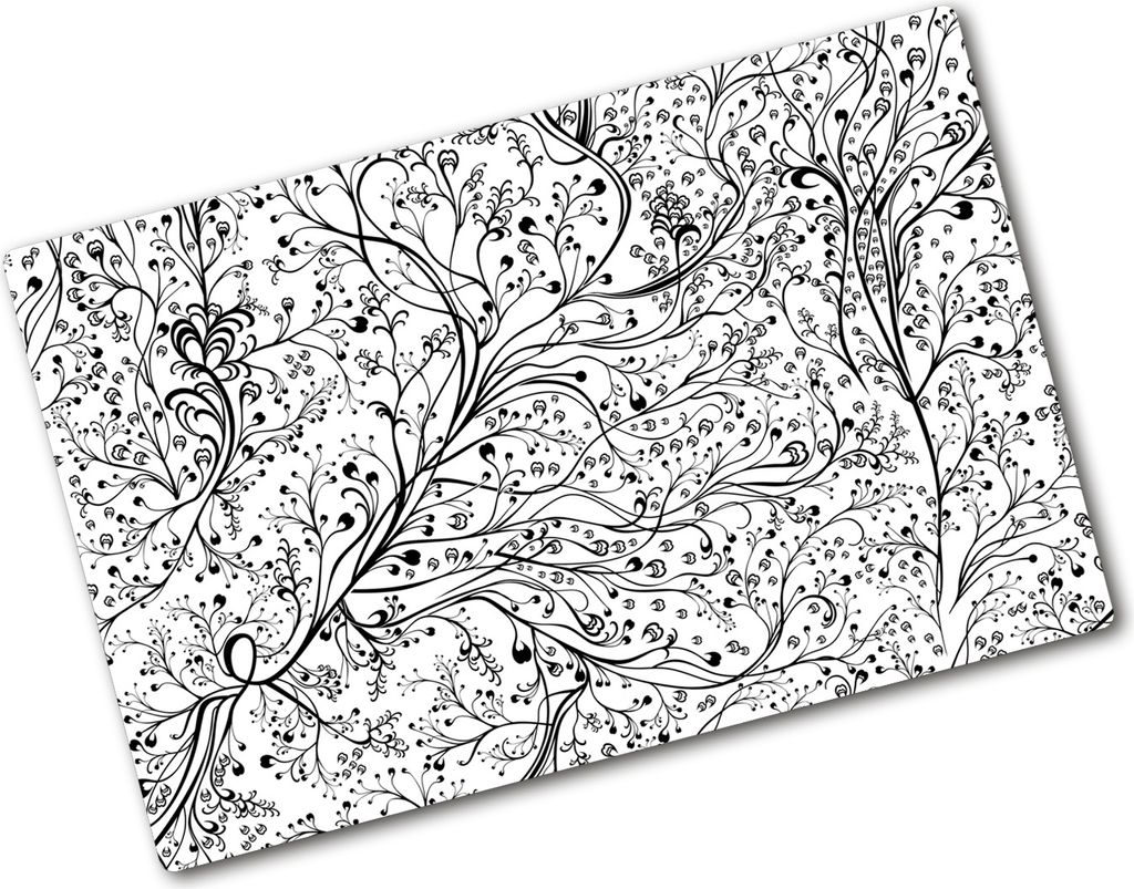 Tulup Glas Herdabdeckplatte - 80x52 cm - Glaskeramikkochfeld-Abdeckung Spritzschutz Glasabdeckplatte - Einteilig - Kunst: Modern & Klassisch - Verf...