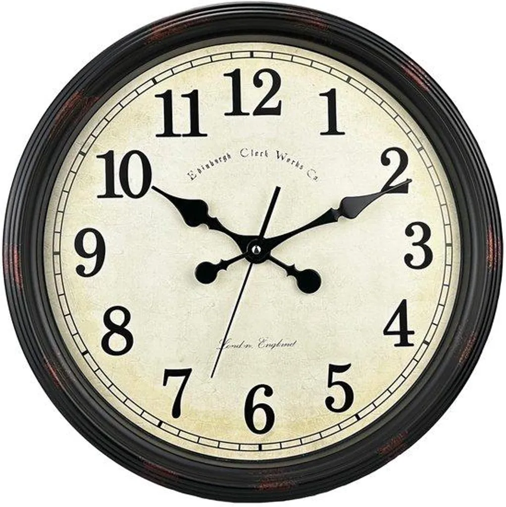 Horloge murale 40 cm lisible et silencieuse pour voir l'heure de loin
