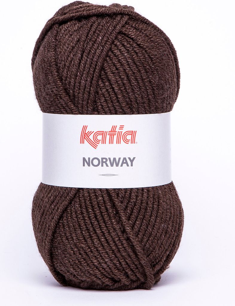 NORWAY von Katia - MARRÓN (9) - 100 g / ca. 100 m Wolle