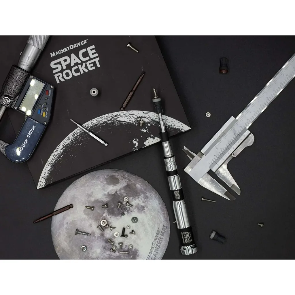 Kit tournevis magnétique Space Rocket : embouts interchangeables S2 (27 pcs)