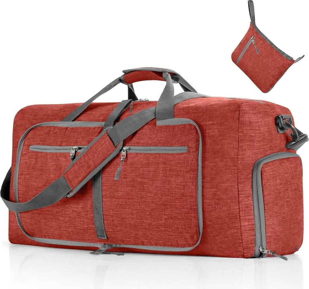 Sac de sport 65L pliable pour femme et homme, sac de voyage week-end