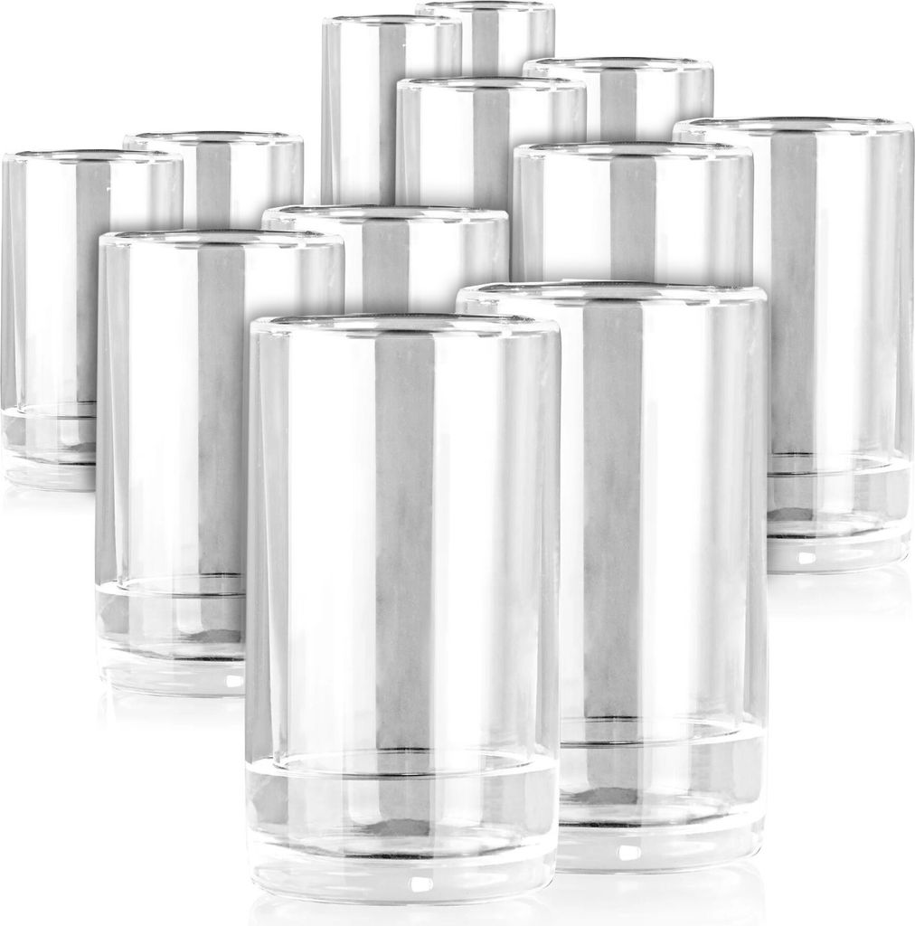 GOURMETmaxx Glazen koelbekers - Set van 12, elk 280 ml | Productafbeelding 