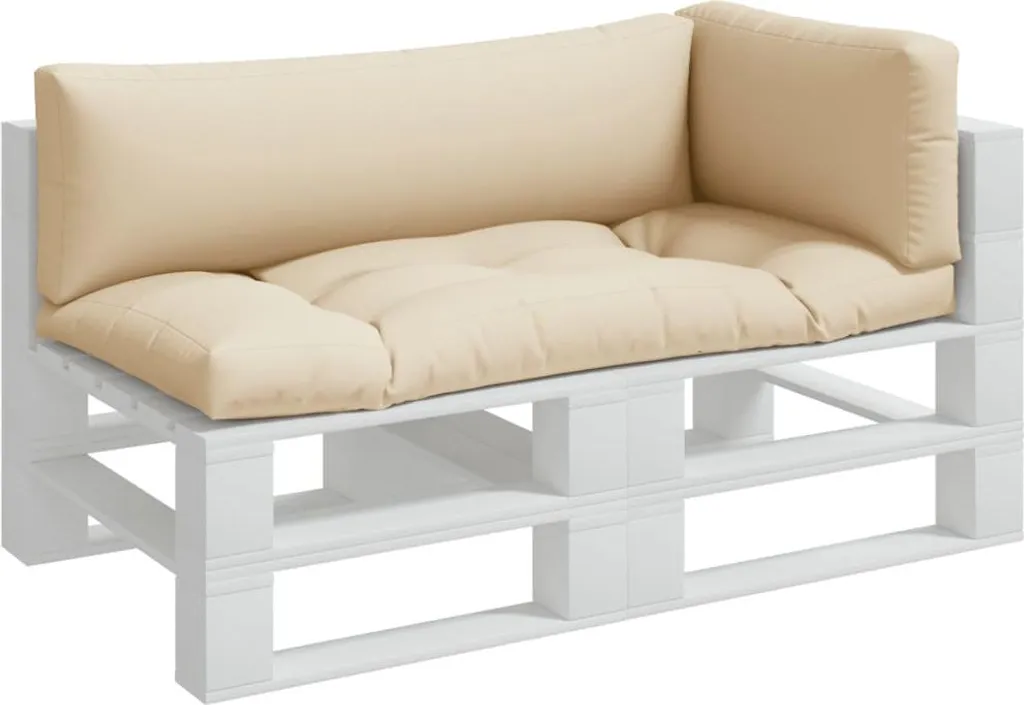 Cuscini Pallet 3 Pezzi Beige: Rinnova il Tuo Outdoor con Stile Minimal - 3