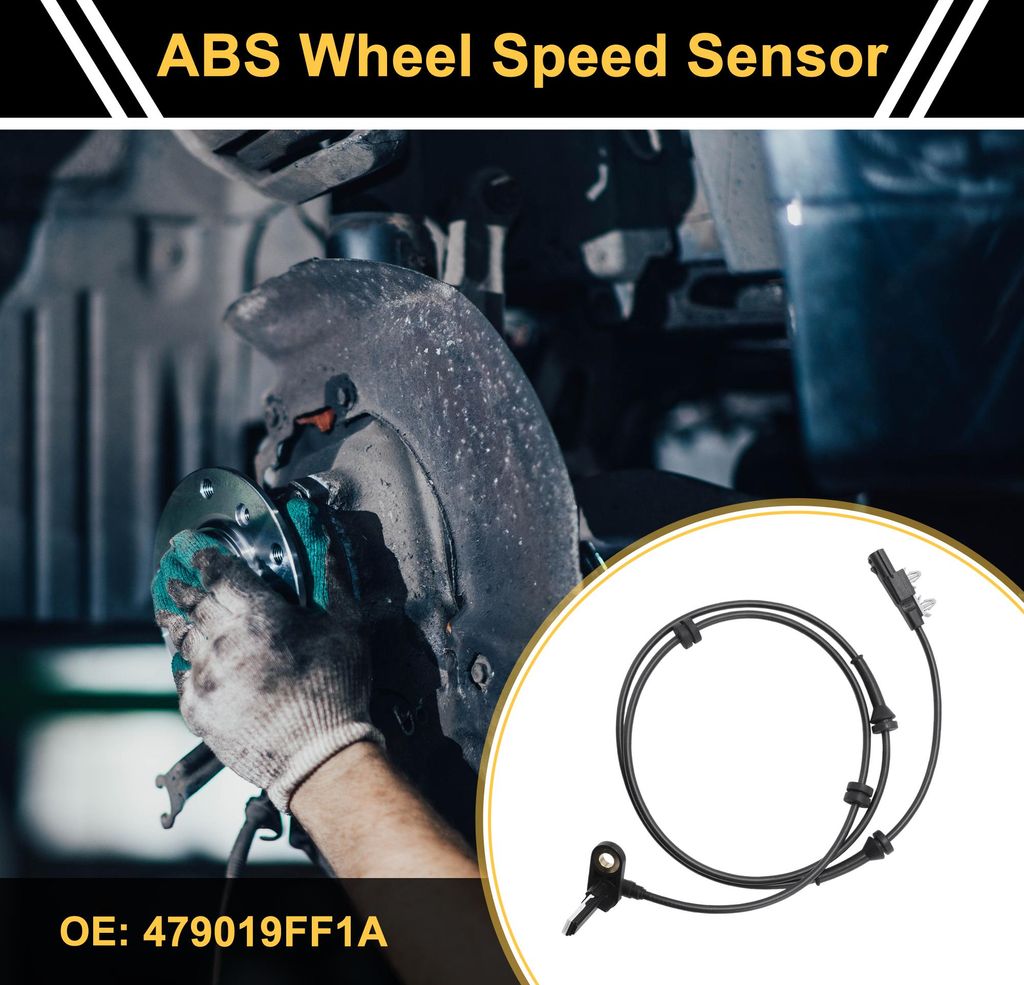 ABS Raddrehzahlsensor ABS Sensor Antiblockiersystem Sensor Nr. 479019FF1A für Nissan TITAN 2012-2015 1 Stück hinten links