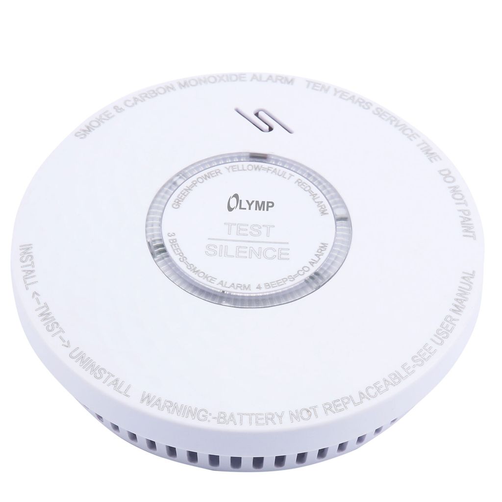 Olympia Warnmelder RC 200 6020 Rauch/Koh photoelektronisch/elektrochemisch