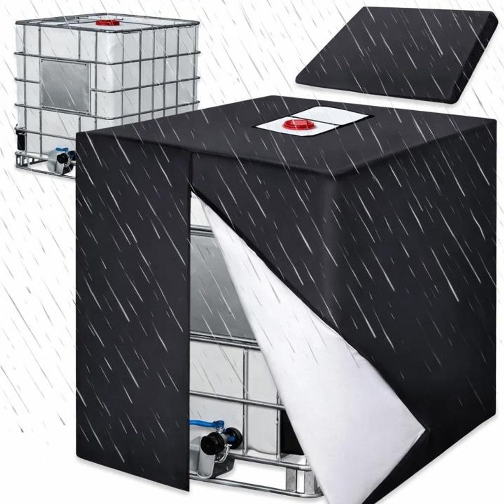 Abdeckplane für IBC Wassertank 1000L – UV-Schutz & Produktbild 