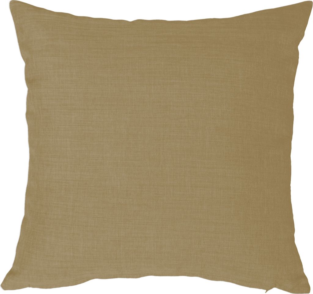 Kissenbezug 80x80 beige natur Kissenhülle Struktur Leinenoptik Deko Kissen