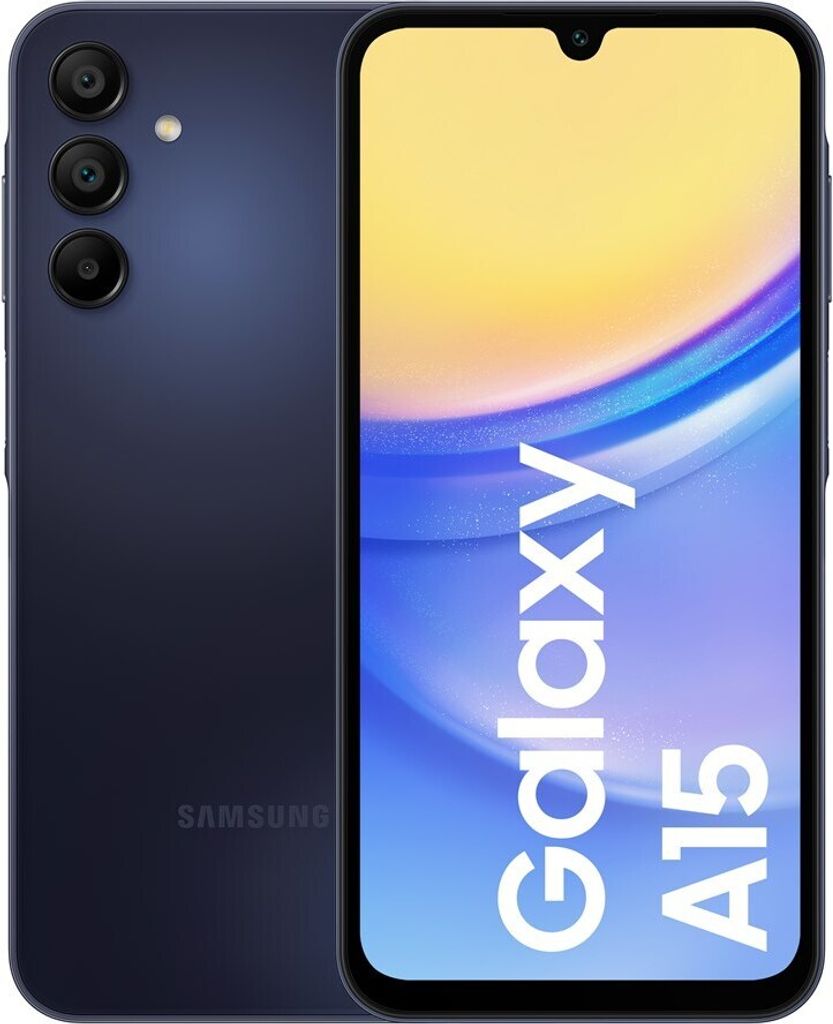 Samsung Galaxy A15 256 GB Dual-Sim Blue Black Neu Produktbild
