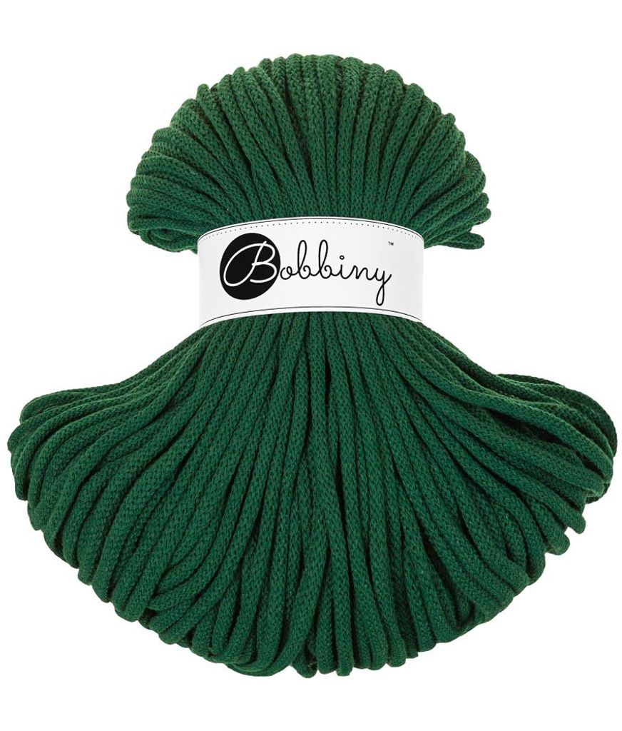 Bobines Cordon macramé Premium 5mm Vert sapin - 1 pc Image du produit 