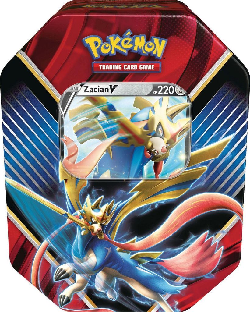 Pokemon Sammelkarten Tin Box V-Power, Charakter:Zacian-V Produktbild 