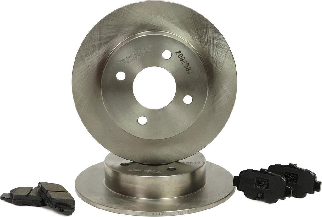 MS 200701090 Bremsensatz, Scheibenbremse Hinterachse für NISSAN MICRA II (K11)