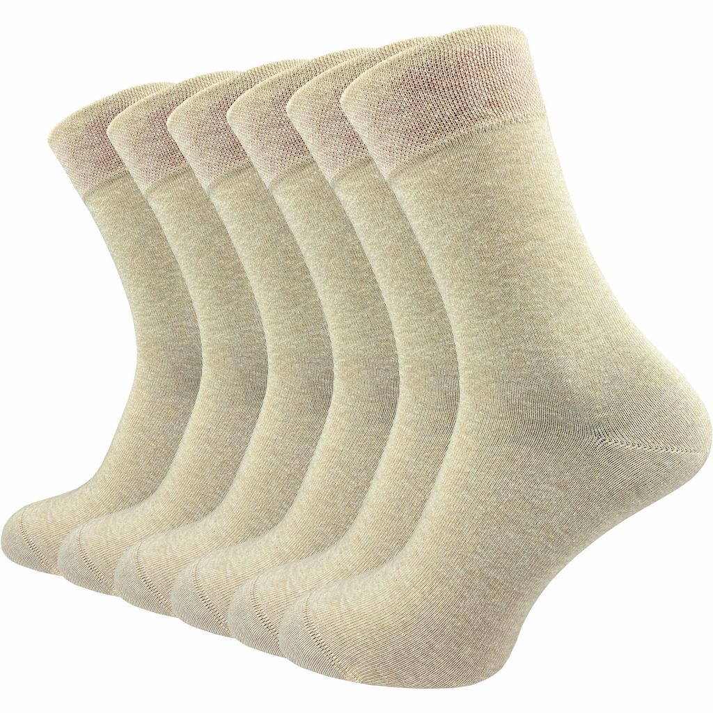 Gawilo Socken mit Premium Komfortbund ohne Naht | Kein Einschneiden, Beste Qualität | Damen & Herren (6 Paar), Salbei / 47 - 50