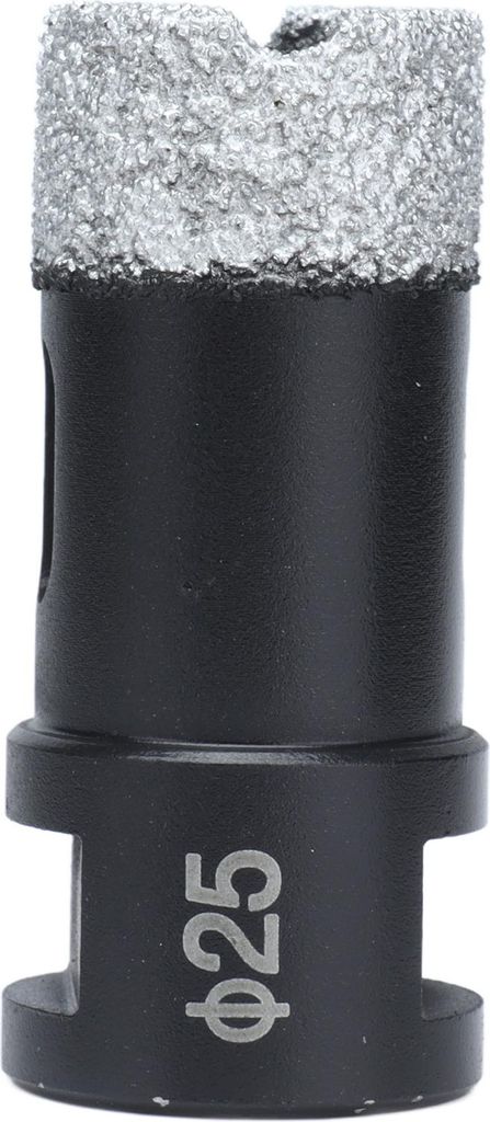 Vakuumgelöteter Diamant-Kernbohrer, Lochsägenaufsatz für Marmor, M14, Schwarz, 25 mm
