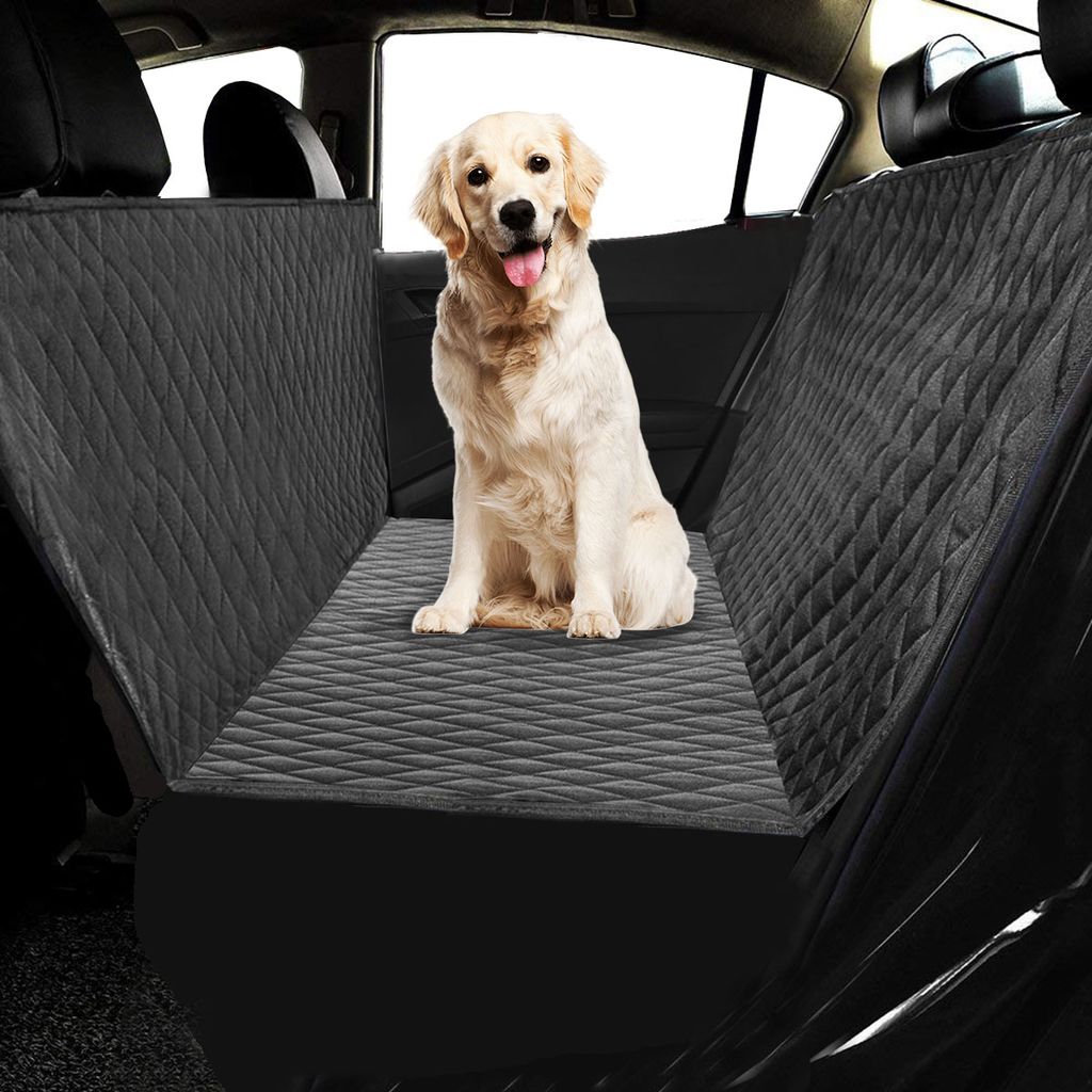 Auto Hundedecke Gepolstert für den Rücksitz 