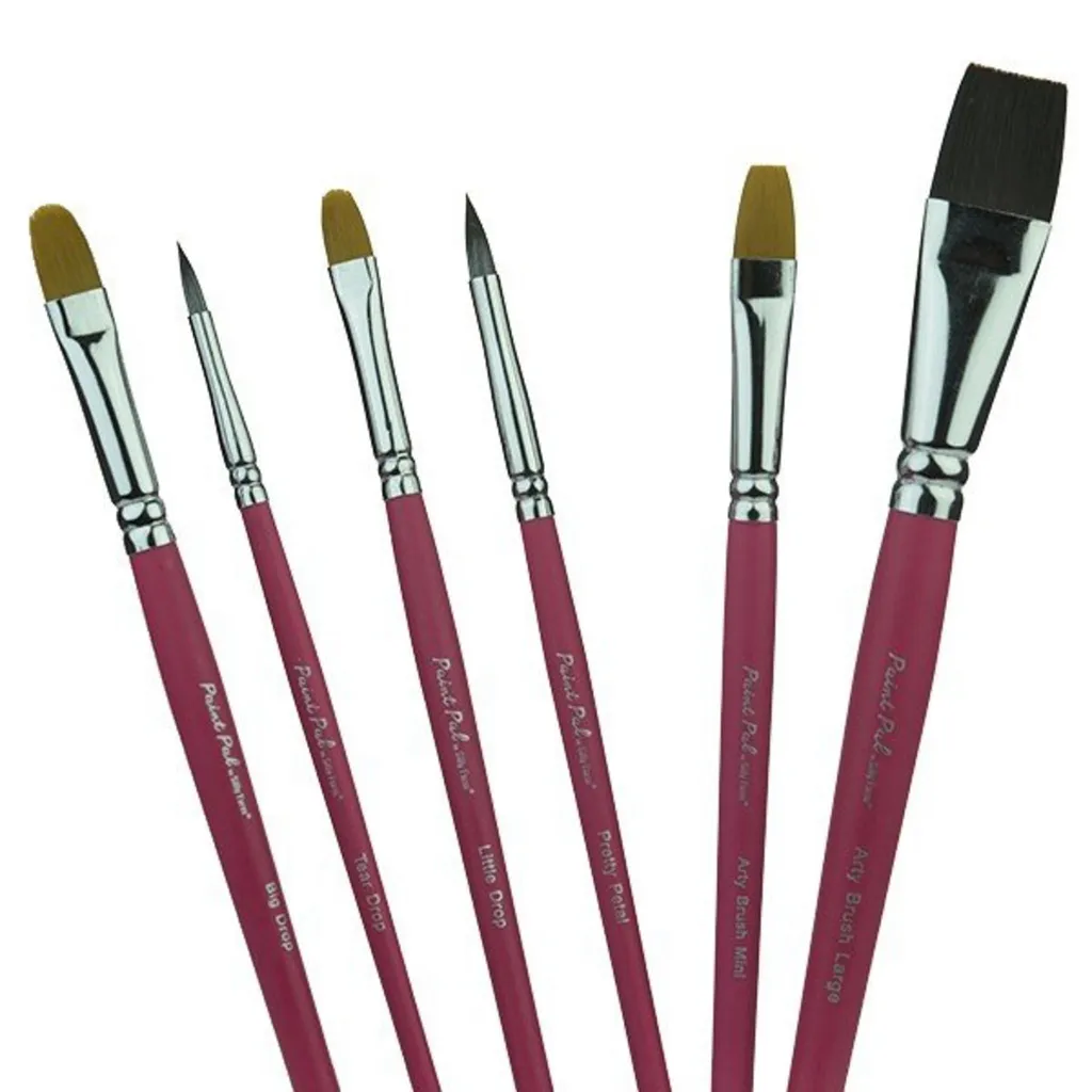Set de Pinceaux Maquillage Enfant Sillyfarm Paint Pal Haute Précision
