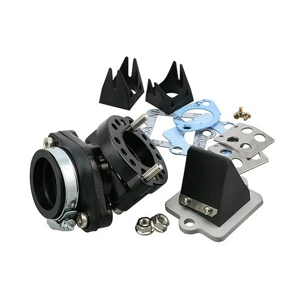 Pipe d'admission RACING 360 orientable avec clapets Piaggio 50 AC LC