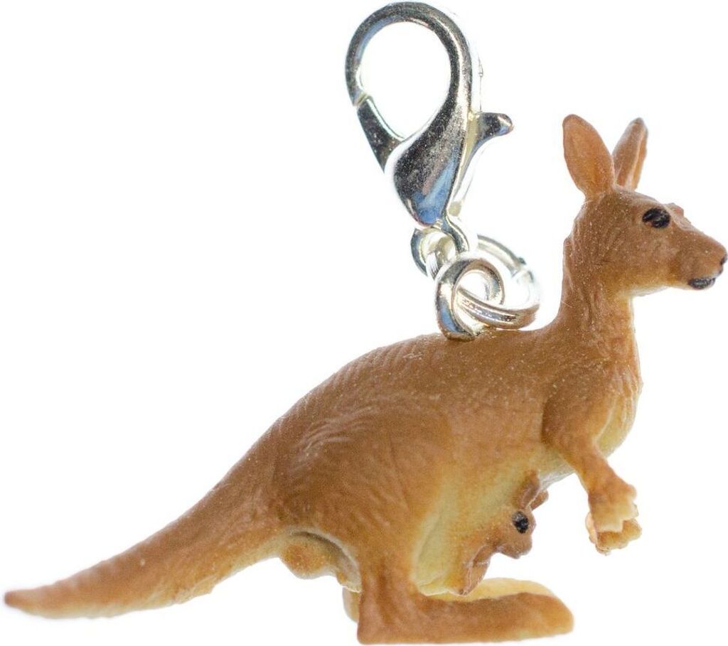 Känguru Australien Gummi Charm Zipper Pull Anhänger Känguruh Miniblings