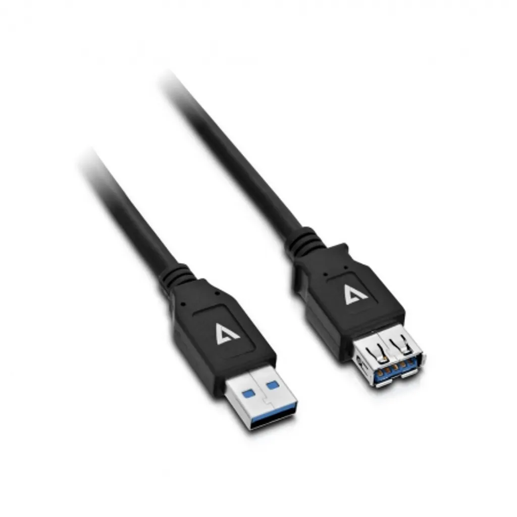 V7 Prolunga USB 3.0 2m Nera - Cavo USB A Maschio/Femmina Alta Velocità
