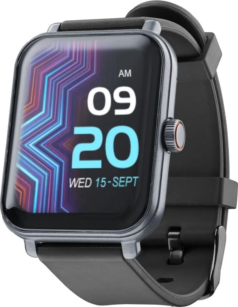 Cellularline ION PRO Montre Connectée Square Bluetooth avec Application