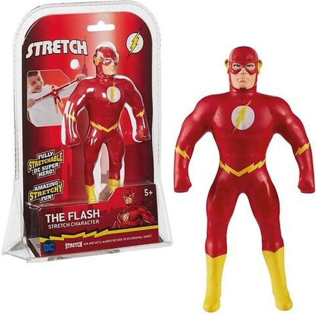 Stretch 07686 Das Flash Toller Stretchspaß. DC Geschenk für Jungen. Superhelden-Spielzeug