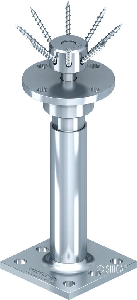 Herakulix® L Stützenfuß mit Neigungsausgleich L QI 40 / 220 Produktbild 