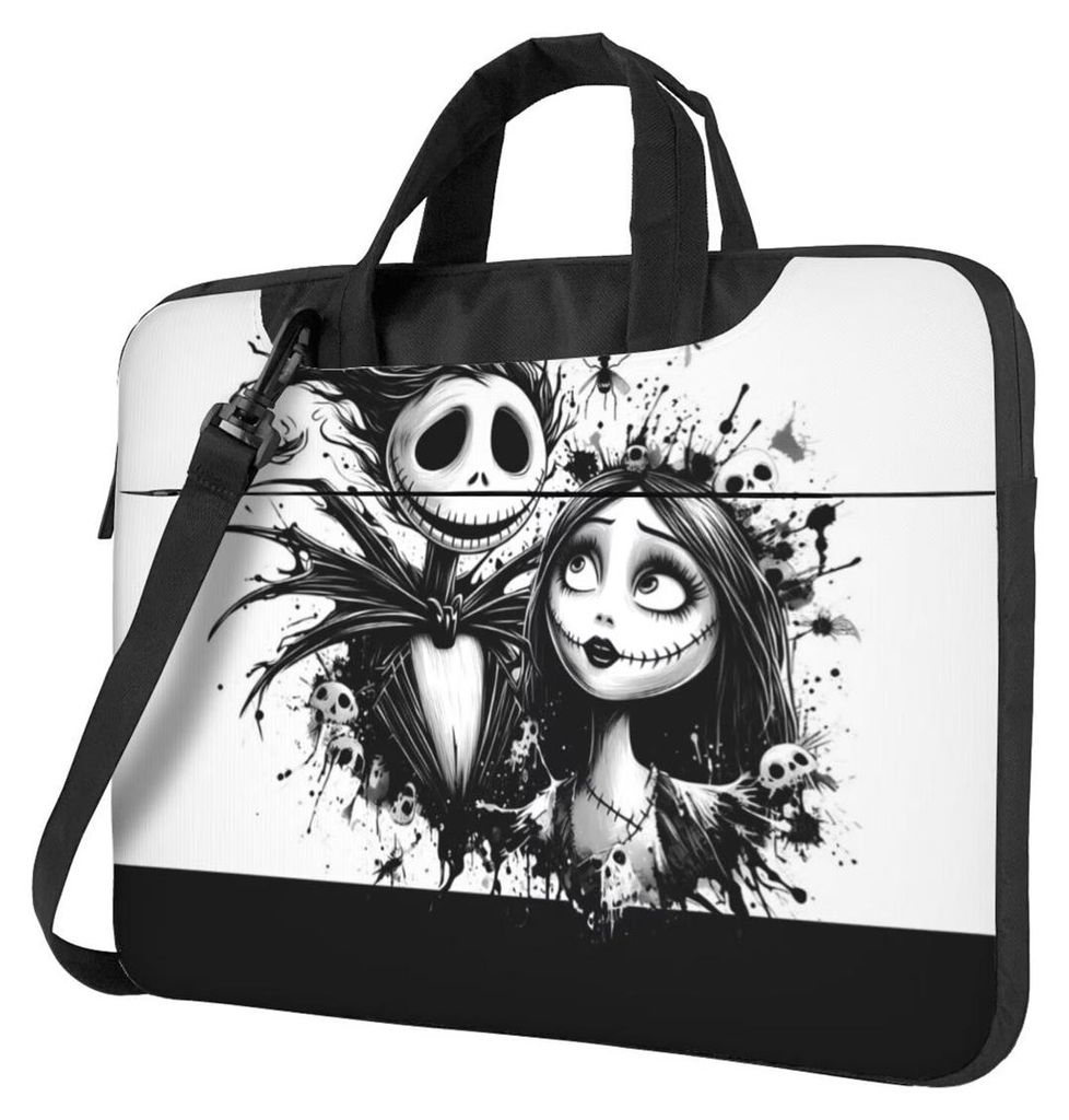 Laptop Sleeve 13 Zoll The Nightmare Before Christmas Neopren Schutzhülle Mit Tragegriff Für Notebook Und Tablet