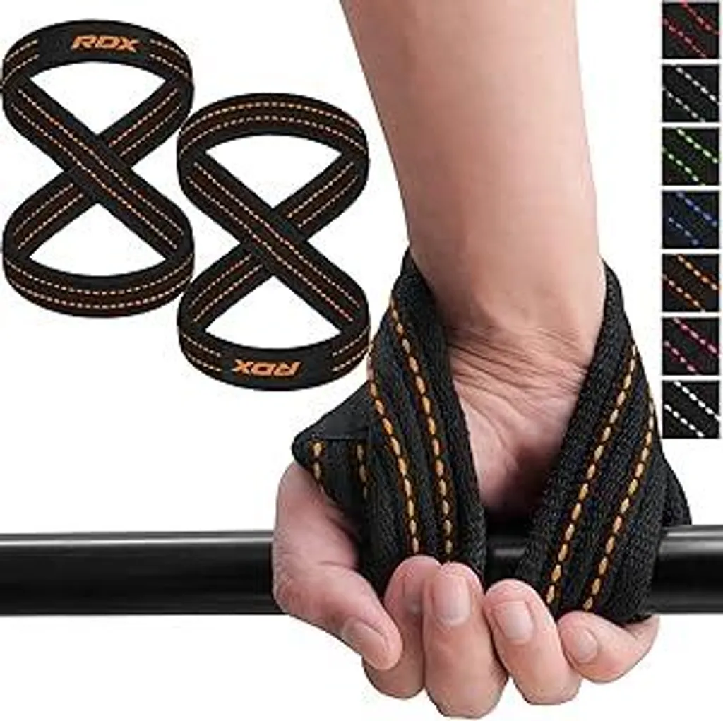 Cinghie RDX Figura 8 Bodybuilding: Grip Imbattibile per Pull-Up e Deadlift