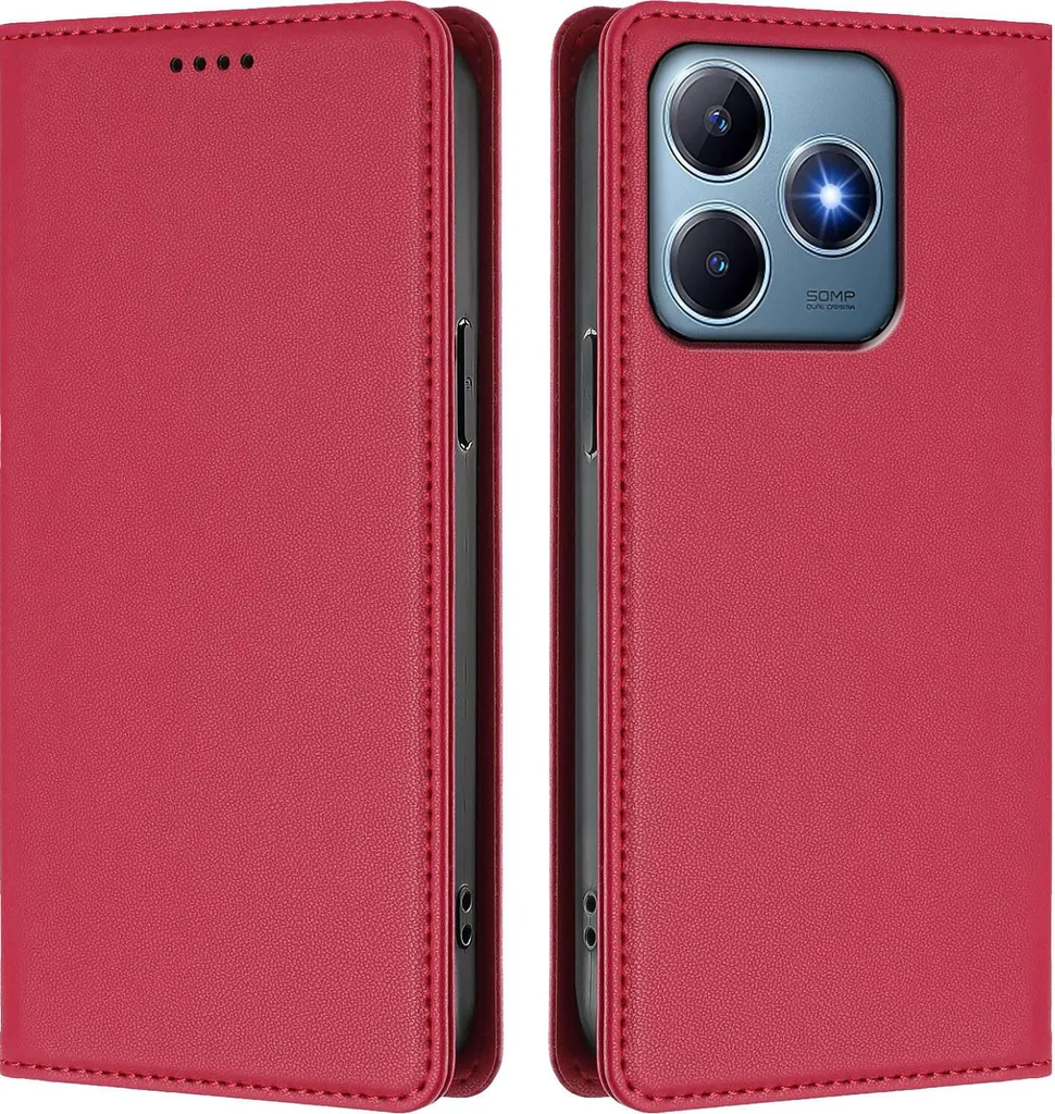 Haninsuze Cover per Xiaomi Redmi Note 7 Custodia Cover Pelle Libro Portafoglio con Porta Carte Magnetica Protezione Antiurto Cuoio Flip Case Custodia Cover per Redmi Note 7, farfalla rosa