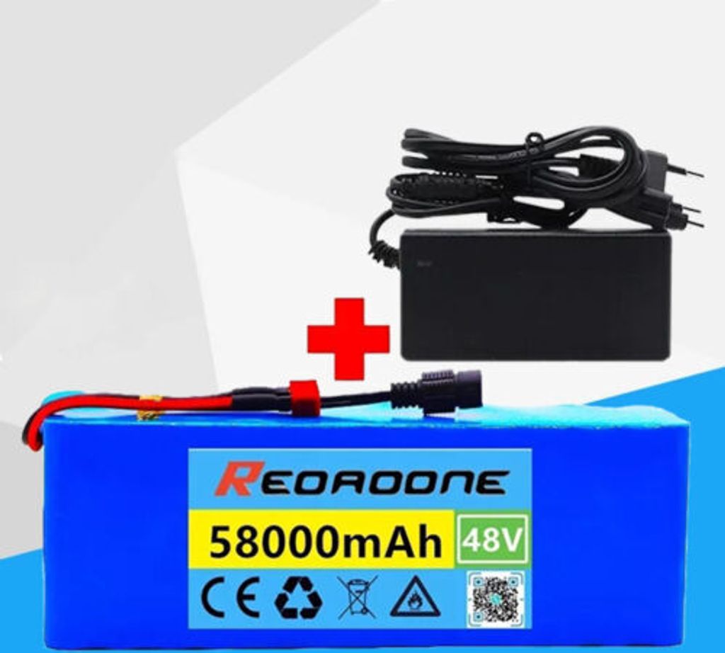 48V 58Ah baterie pro elektrokola 13S3P dobíjecí Li-Ion Obrázek produktu 10