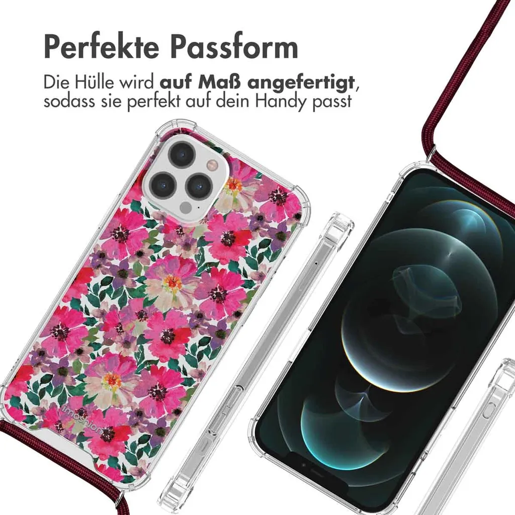 Efitoo Custodia Per IPhone 12/iPhone 12 Pro Con Fiori Pressati