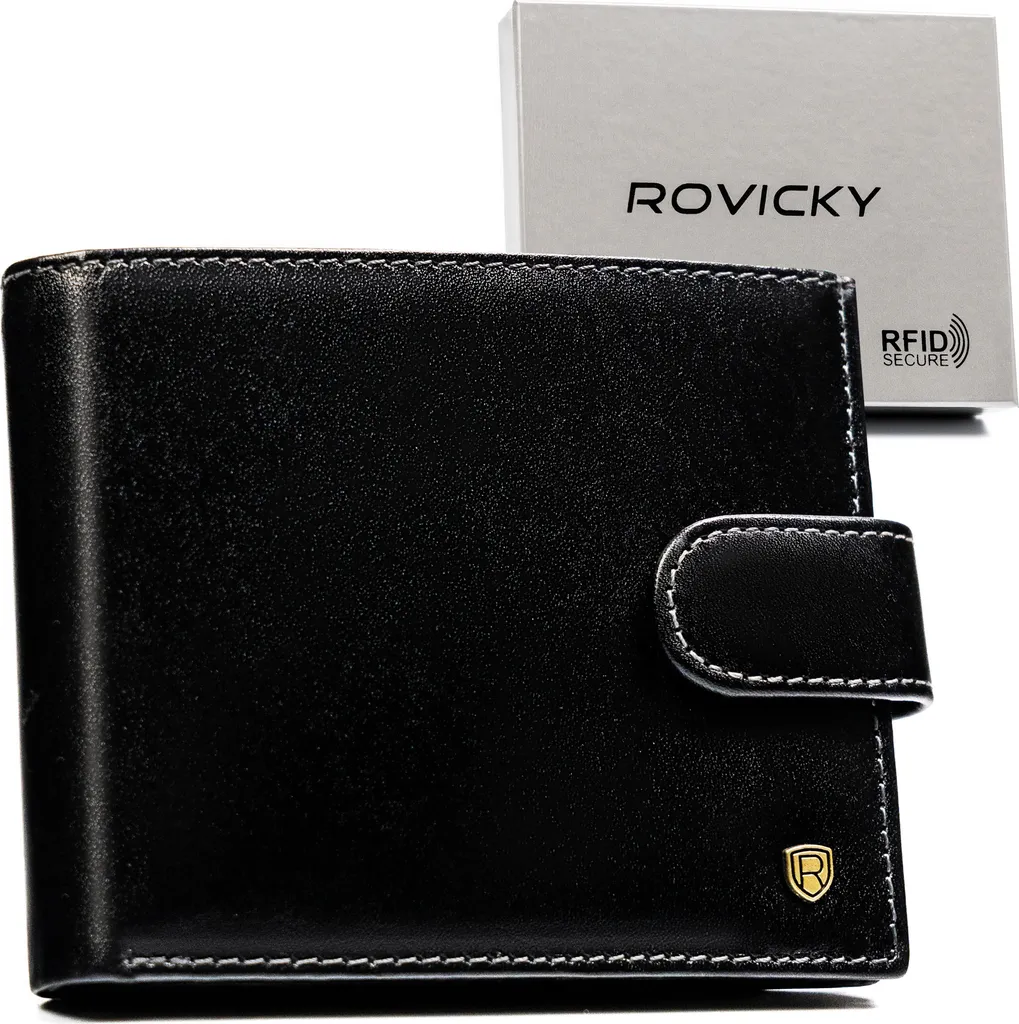 Idea Regalo Uomo: Portafoglio Rovicky 287120 in Pelle con Scatola