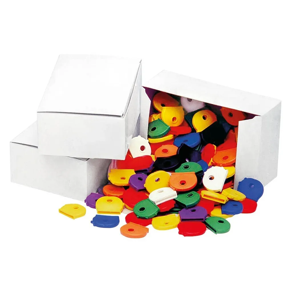 Set 100 Copri Chiave WEDO Rotondi - Colora il tuo Mazzo di Chiavi - 5