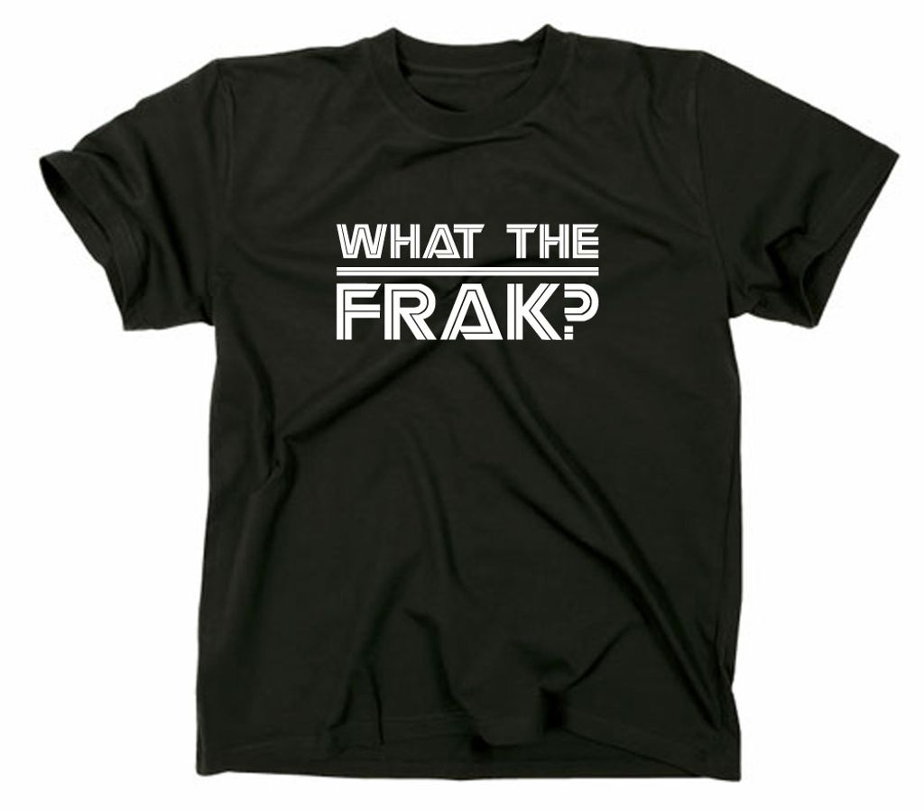 Styletex23 T-Shirt What The Frak Starbuck, schwarz, XXL