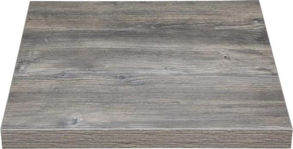 Bolero quadratische Tischplatte grau 700x700x48mm