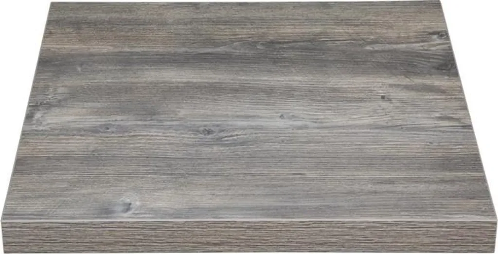 Plateau de table 70x70cm gris pour bistrot et restaurant mobilier extérieur