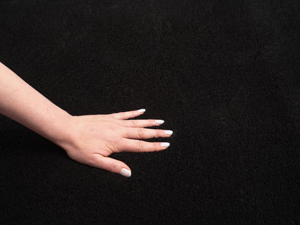 FLOORNOVO Hochflor Teppich rund einfarbig - Ø 120 cm - Besonders Weicher Teppich Wohnzimmer & Badezimmerteppich - Pflegeleicht - vielseitig einset...