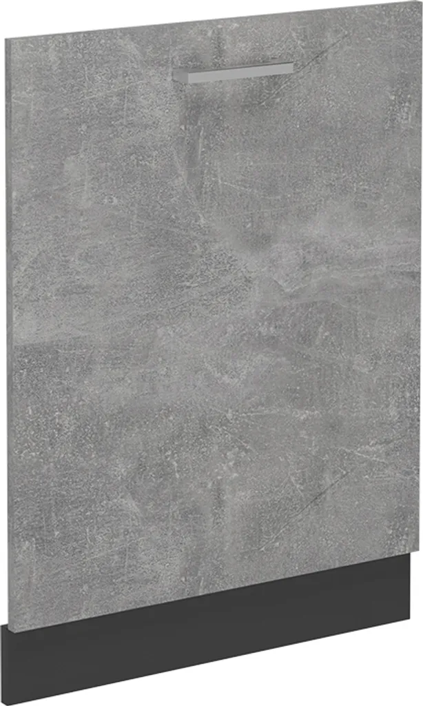 Vicco Coperchio per lavastoviglie R-Line, 60 cm senza piano di lavoro, Calcestruzzo/Antracite
