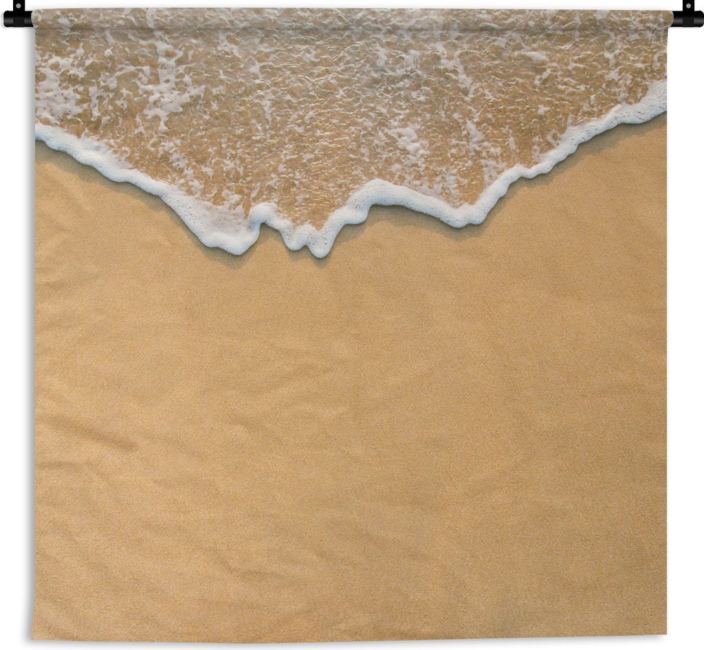 MuchoWow Wandteppich Wandbehang Strand - Sommer - Meer 150x150 cm Tapisserie Dekoration Wandtuch - Wohnaccessoires - Modernes