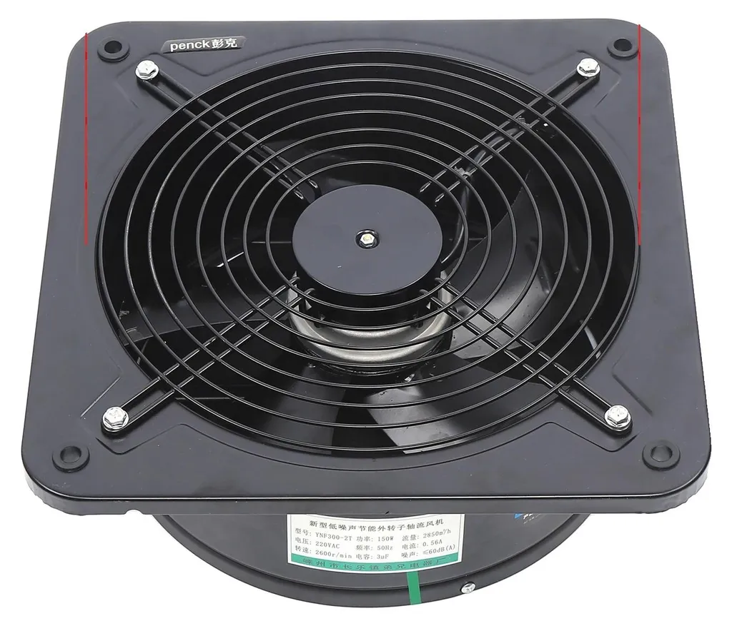 Ventilateur d'extraction puissant 2850 m³/h silencieux à moteur renforcé